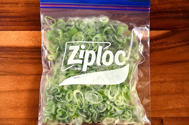 長ねぎの青い部分の冷凍保存