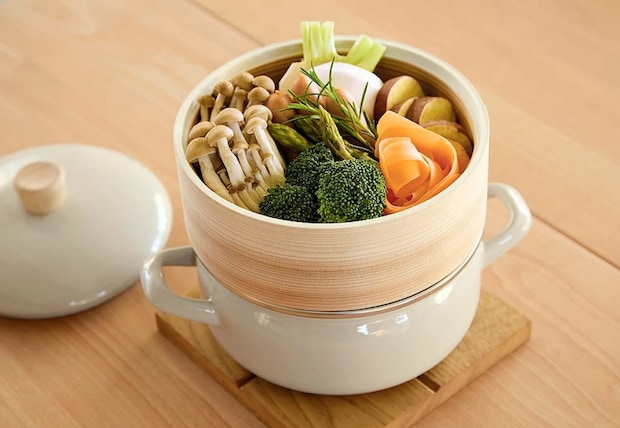 鍋とセットで使いやすい!「せいろ付きホーロー鍋」が“せいろデビュー”にもおすすめ