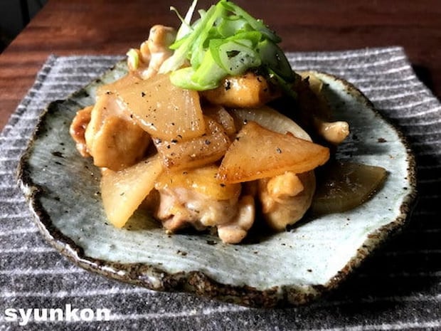 山本ゆりさんの「鶏と大根のバターじょうゆ」レシピ