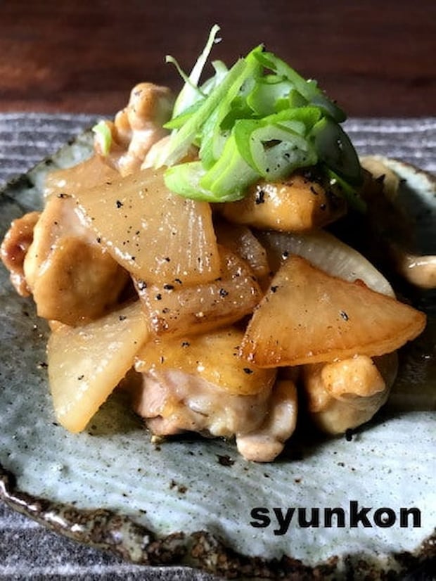 山本ゆりさんの「鶏と大根のバターじょうゆ」レシピ