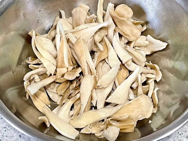 舞茸のホットドッグ