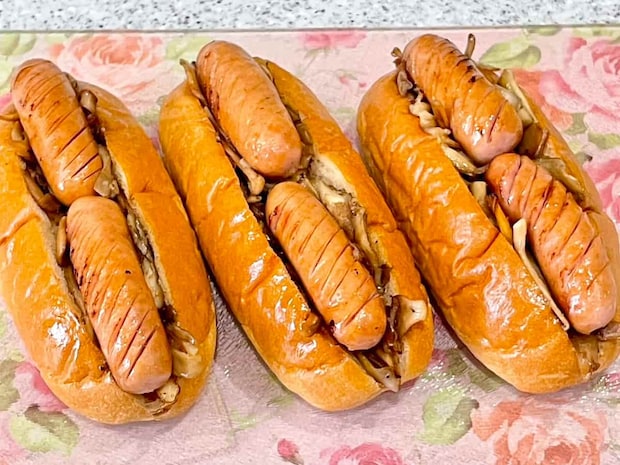 舞茸のホットドッグ