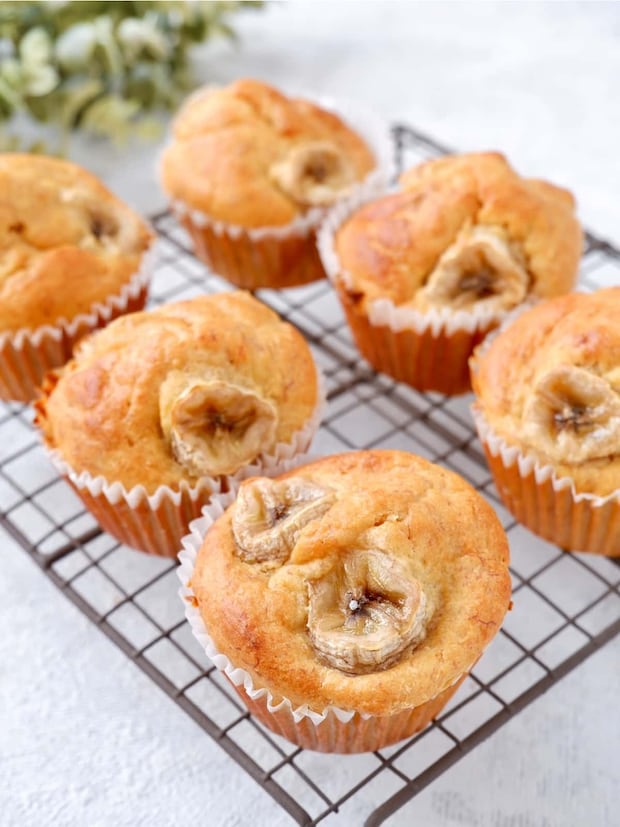 米粉の甘酒バナナマフィン