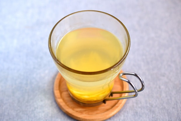 冷凍保存したゆずを使ったゆず茶