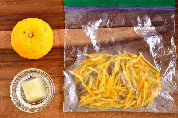 ゆずの冷凍保存