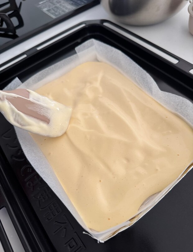 卵ひとつ分で作るロールケーキ