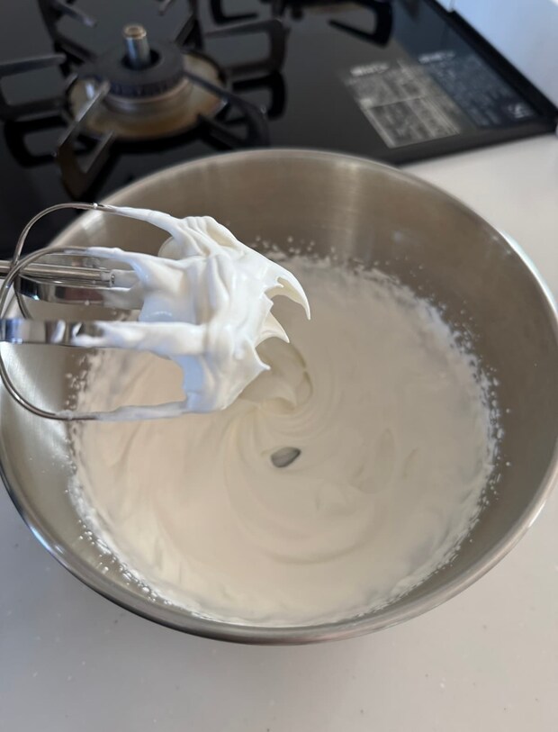 卵ひとつ分で作るロールケーキ