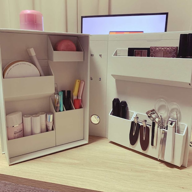 細々したものもすっきり片付く「化粧品収納」アイデア6選!