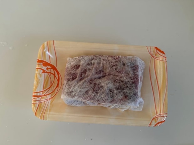 焼く前にもふき取る