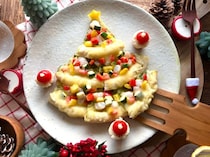 いつものピザがかわいく大変身！「ツリーピザ」の作り方