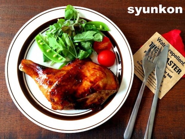 レンジとトースターで簡単！クリスマスにおすすめ「照り照り骨付きチキン」レシピ