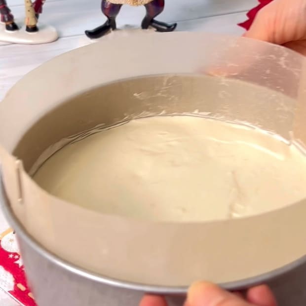 クリスマスレアチーズケーキ