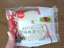 数量限定！セブン新発売の「もちっと白いどら焼宇治抹茶といちご」がかわいくておいしい♪