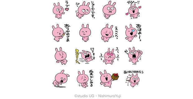 1/16まで!「ラブラビット × 選べるニュース」のLINEスタンプをプレゼント♪