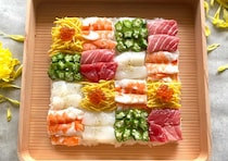お正月にぴったり！華やか「モザイク押し寿司」の作り方