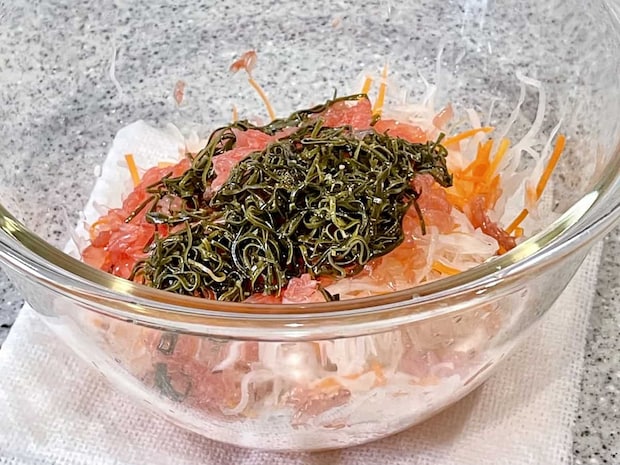 「グレープフルーツのなます」レシピ