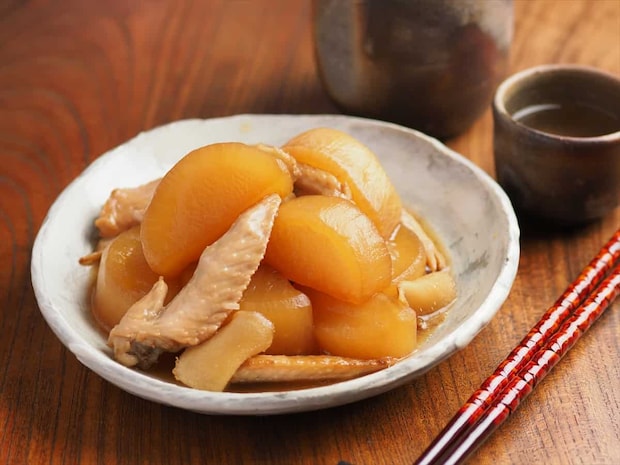 筋肉料理人さん 大根と手羽先のやわらか煮