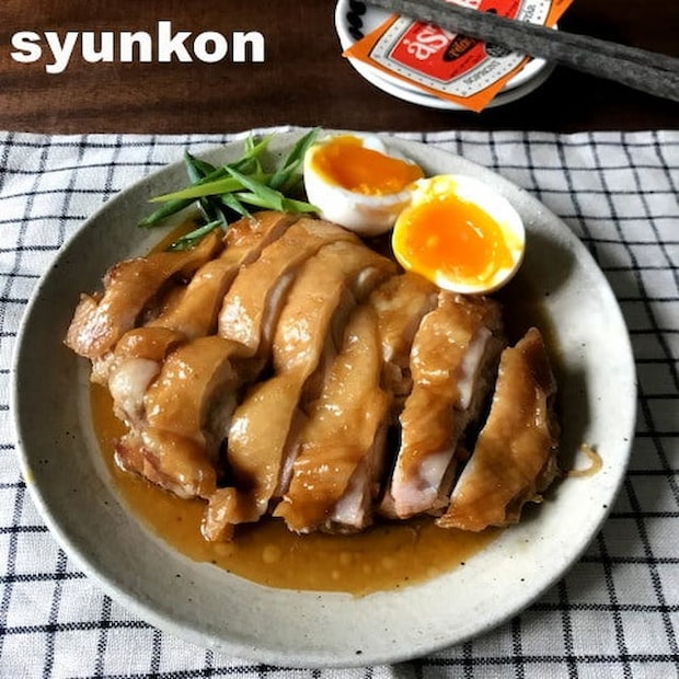 山本ゆりさんの「だし鶏チャーシュー」レシピ