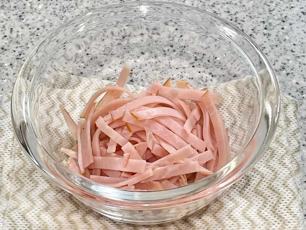 じゃがいもとハムチーズのガレット