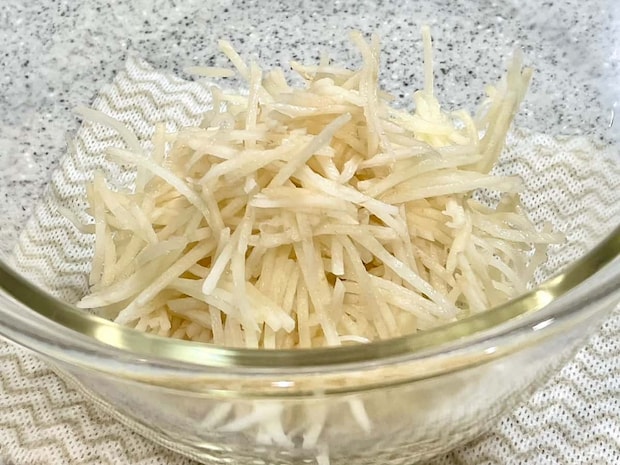 じゃがいもとハムチーズのガレット