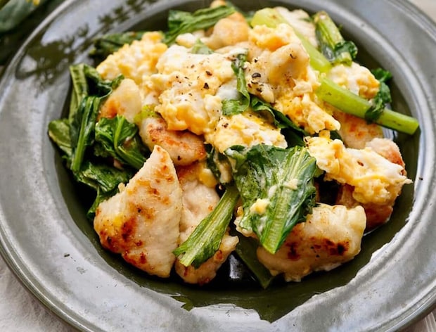 彩りばっちり！旬の味を楽しめる「小松菜×卵」のおかず