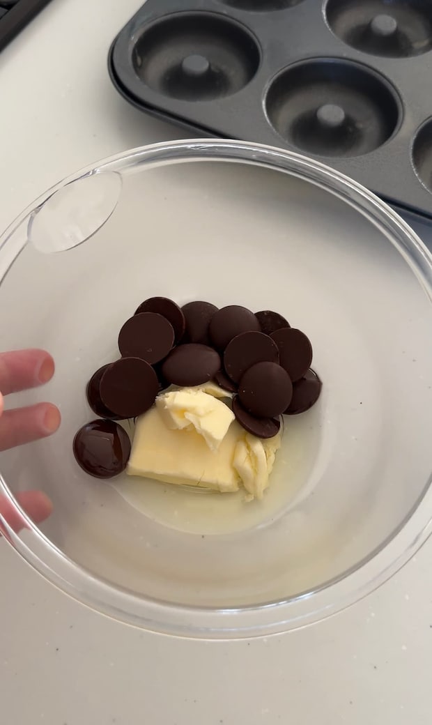 チョコケーキな焼きドーナツ