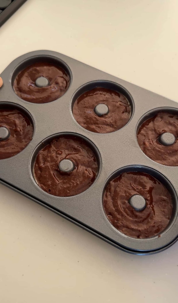 チョコケーキな焼きドーナツ