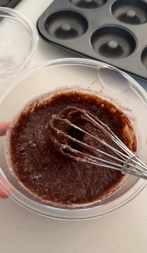 チョコケーキな焼きドーナツ