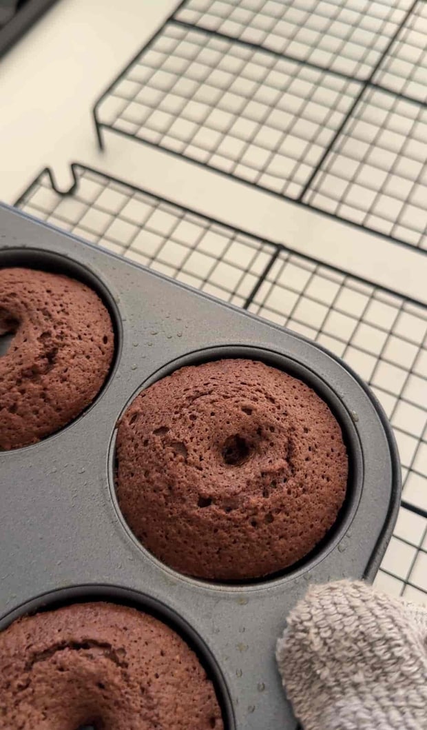 チョコケーキな焼きドーナツ