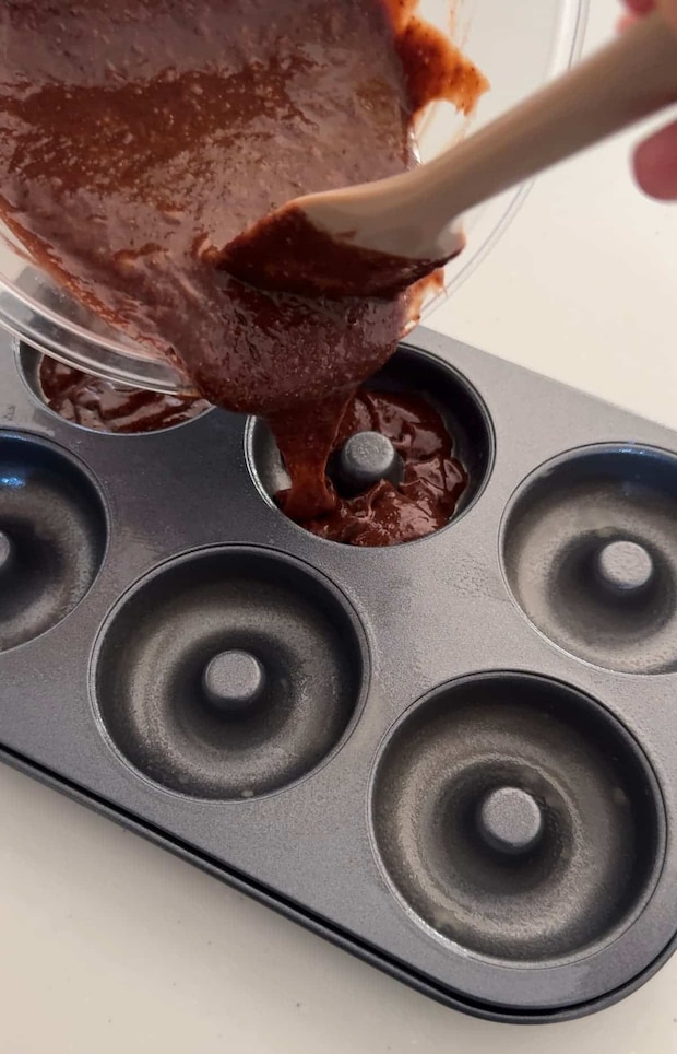 チョコケーキな焼きドーナツ