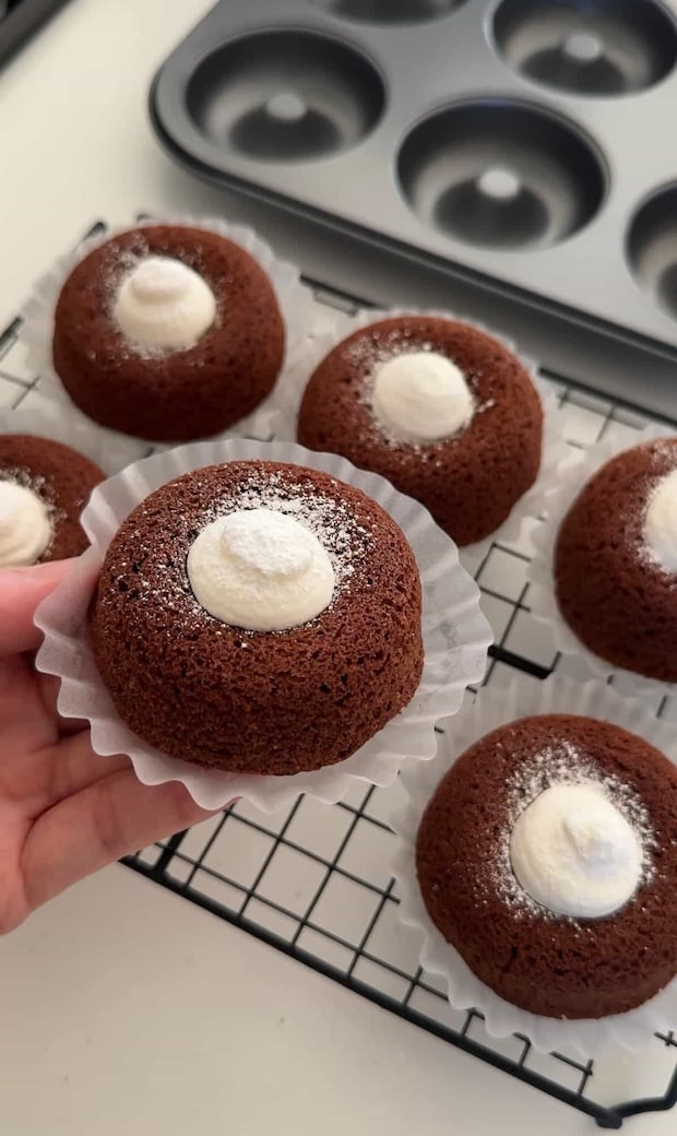 チョコケーキな焼きドーナツ