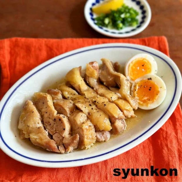 山本ゆりさん レンジで鶏塩チャーシュー