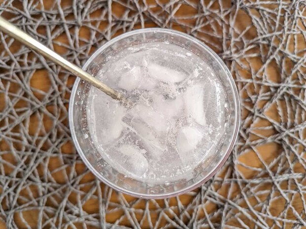 カルディ 塩ライチソーダ 溶け残り