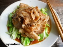 切る・ゆでる・からめるだけで完成「豚バラのうまだれ」簡単レシピ