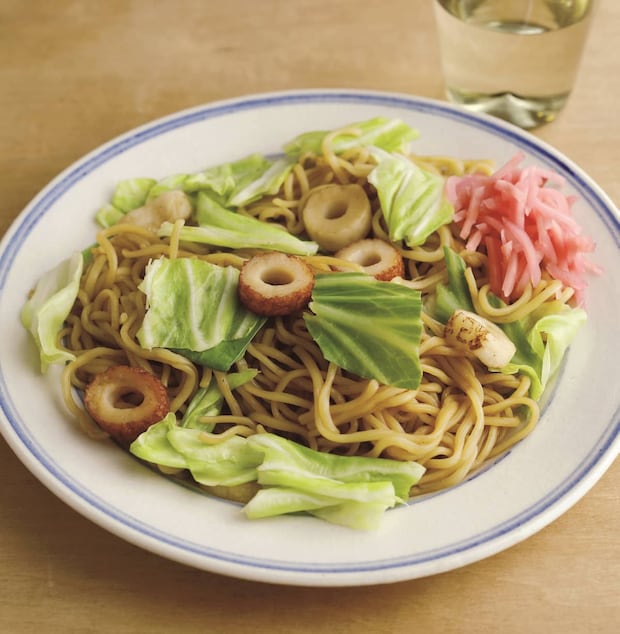 「王道ちくわ焼きそば」レシピ