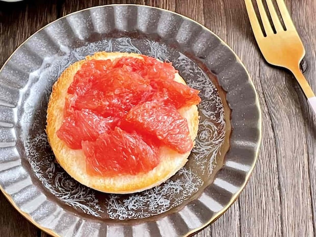 「大人のグレープフルーツトースト」レシピ