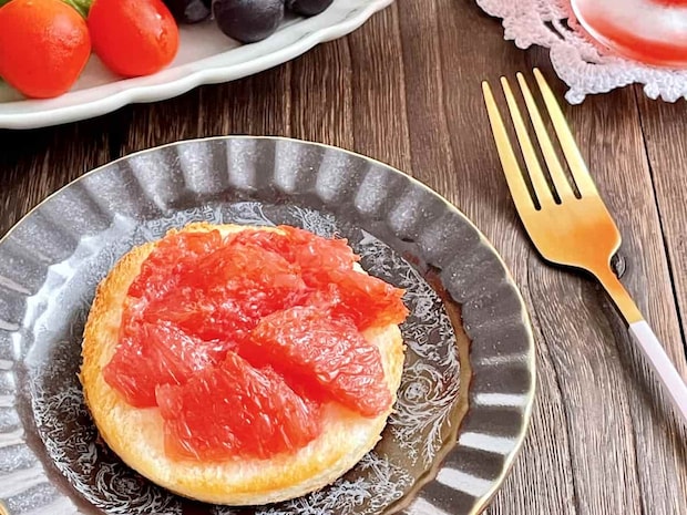 「大人のグレープフルーツトースト」レシピ