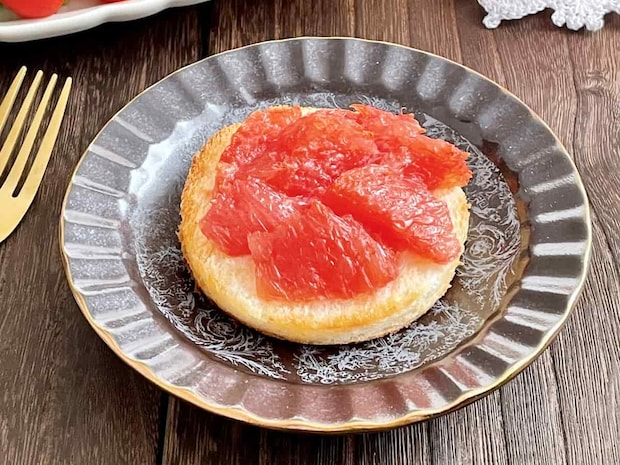 「大人のグレープフルーツトースト」レシピ