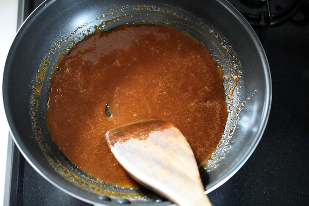 カラメルバナナタルト