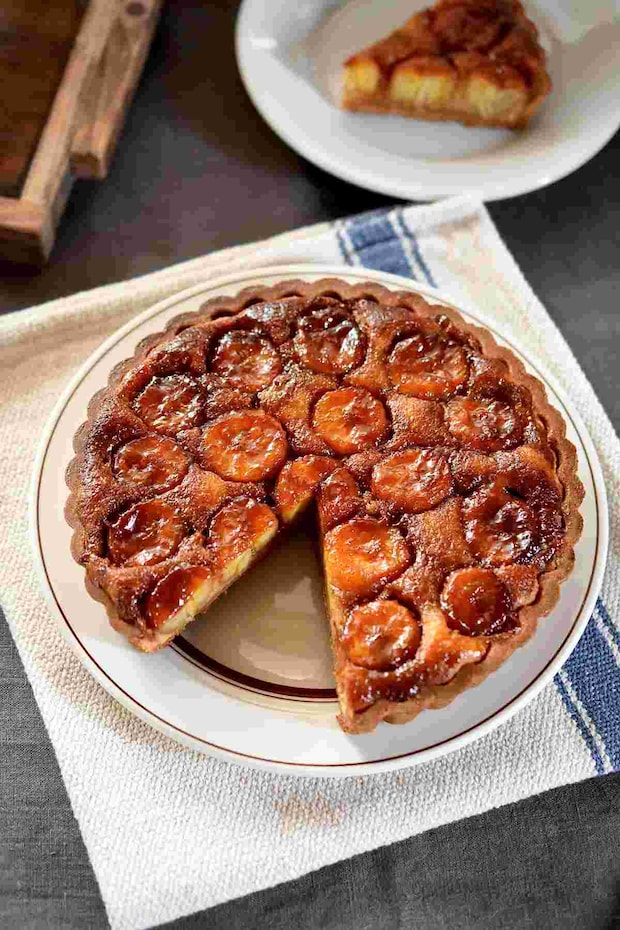 カラメルバナナタルト