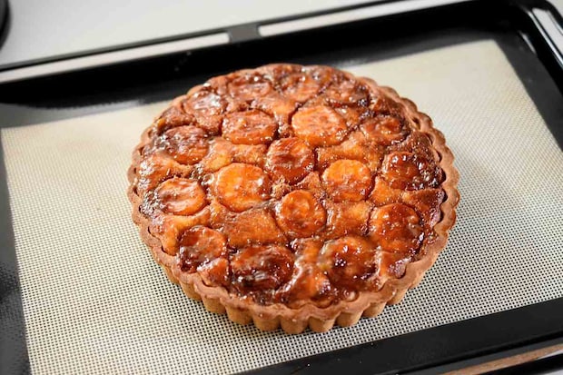 カラメルバナナタルト