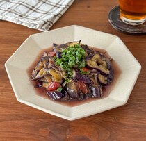 このしょっぱさがたまらない！「なす」の梅風味のおかず
