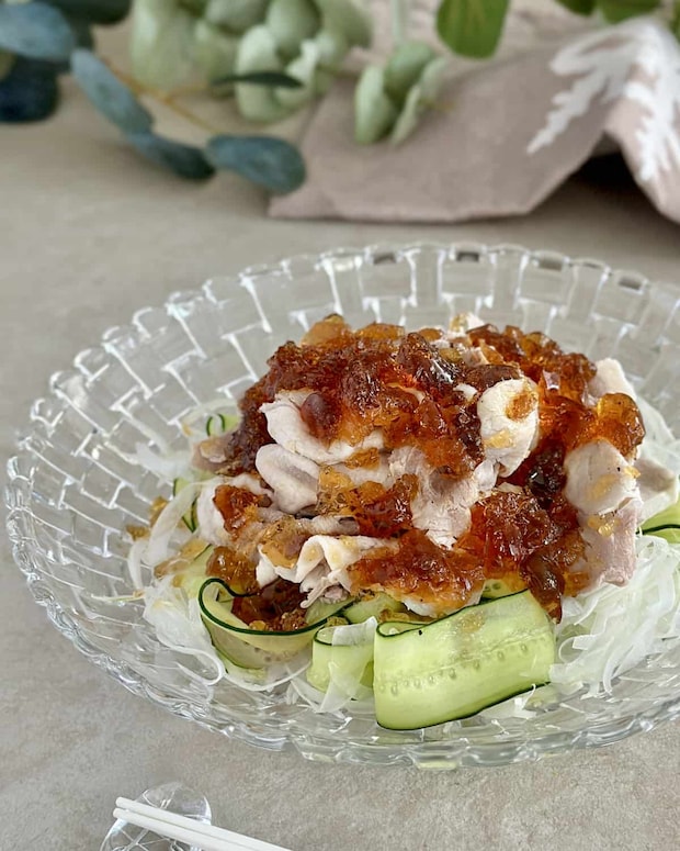 「5分でポン酢ジュレ」レシピ