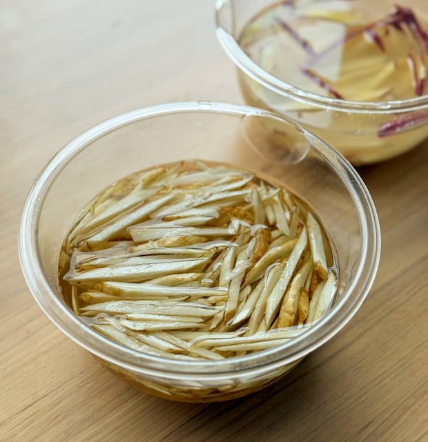 「ごぼうとさつまいものきんぴら」レシピ