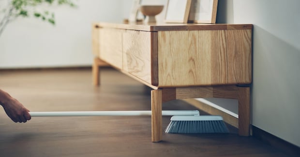 スタンドほうきちりとり