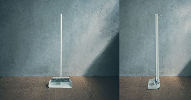 スタンドほうきちりとり