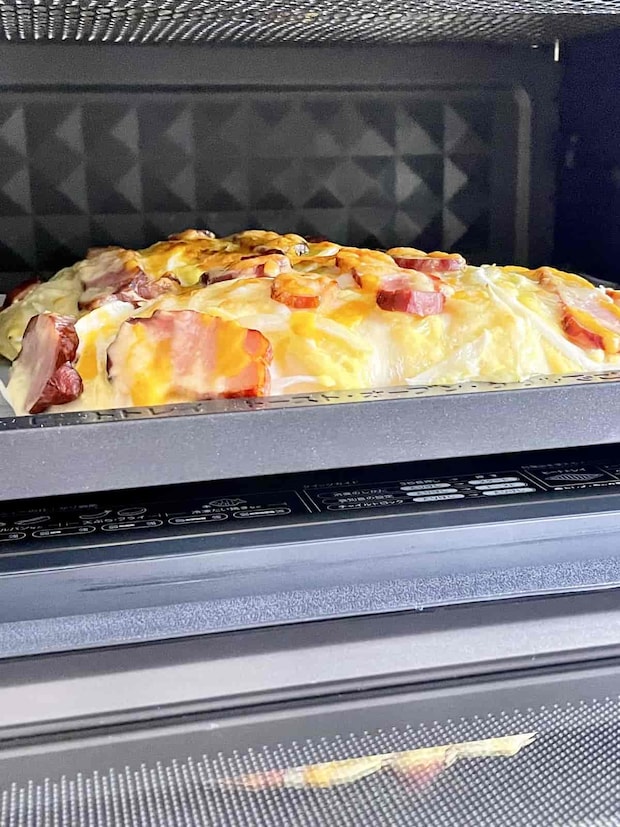 「ブロックベーコンで作るケーゼドッグ」レシピ