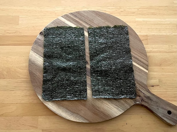 ラップで巻けちゃう!「韓国風海苔巻き」の作り方