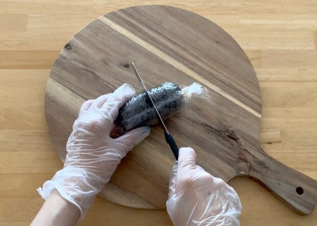 ラップで巻けちゃう!「韓国風海苔巻き」の作り方