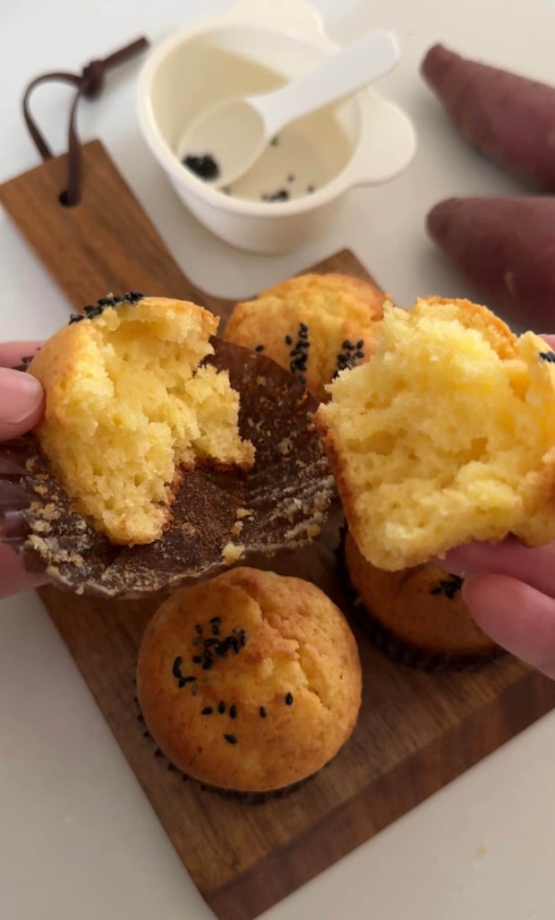 さつまいもマフィン